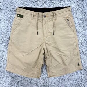 Howler Brothers Shorts Men's‎ 33 Beige Horizon Hybrid Nylon Drawstrings Hiking